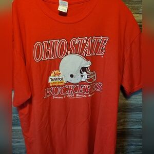 2009 Tostitos Fiesta Bowl Ohio State Buckeyes T-Shirt Mens‎ Size XL Nwot